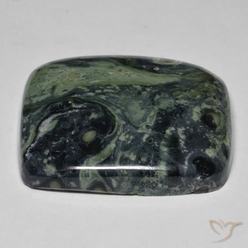 Diaspro Multicolore naturale da 34.50 ct, Cuscino, Opaco