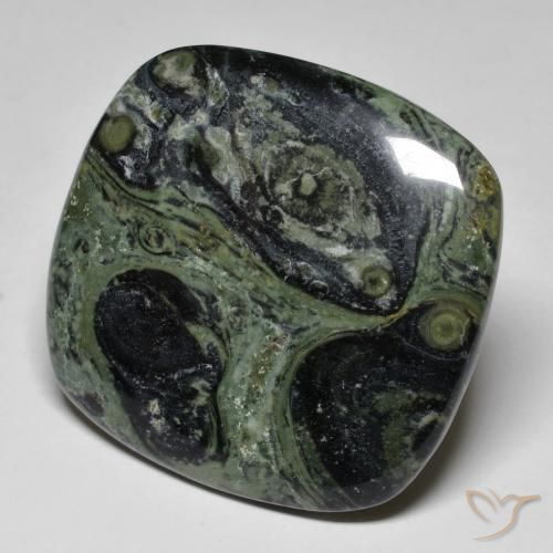 39.04ct Naturale Multicolore Diaspro, Cuscino, Opaco