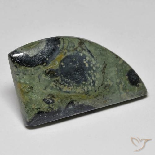 34.91ct Naturale Multicolore Diaspro, Taglio a fantasia, Opaco