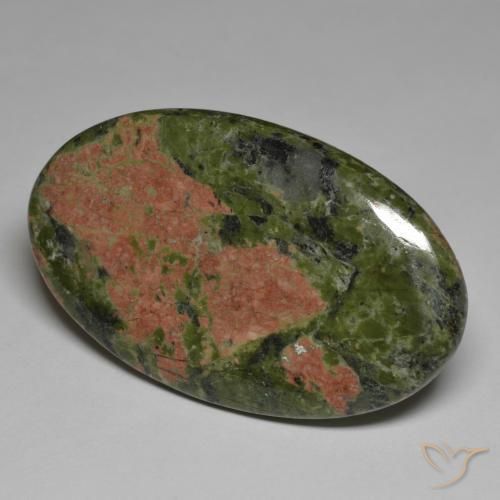 Diaspro Multicolore naturale da 64.77 ct, Ovale, Opaco