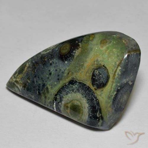 33.42ct Naturale Multicolore Diaspro, Taglio a fantasia, Opaco