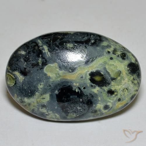 24.78ct Naturale Multicolore Diaspro, Ovale, Opaco