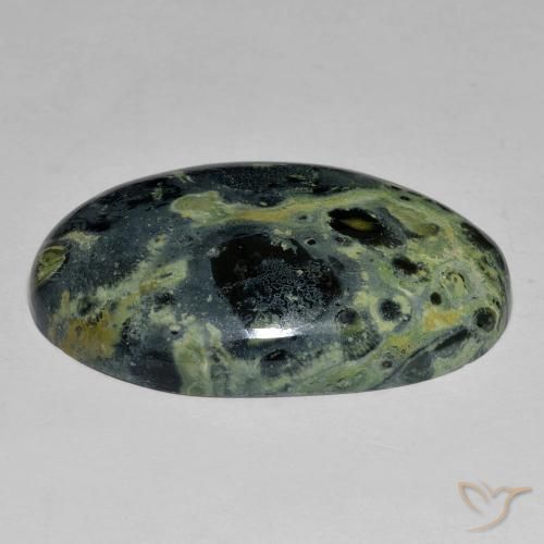 Diaspro Multicolore naturale da 24.78 ct, Ovale, Opaco