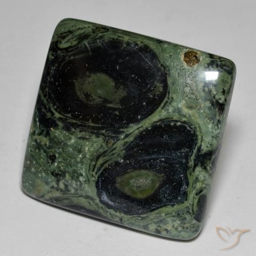 37.53ct Naturale Multicolore Diaspro, Quadrato, Opaco