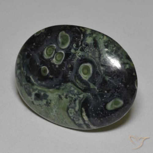 36.38ct Naturale Multicolore Diaspro, Ovale, Opaco