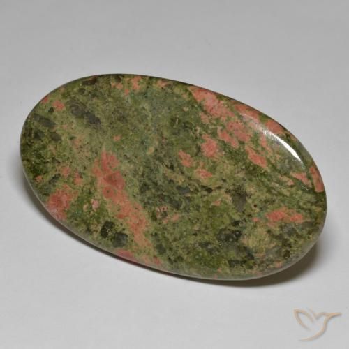 92.02ct Naturale Multicolore Diaspro, Ovale, Opaco