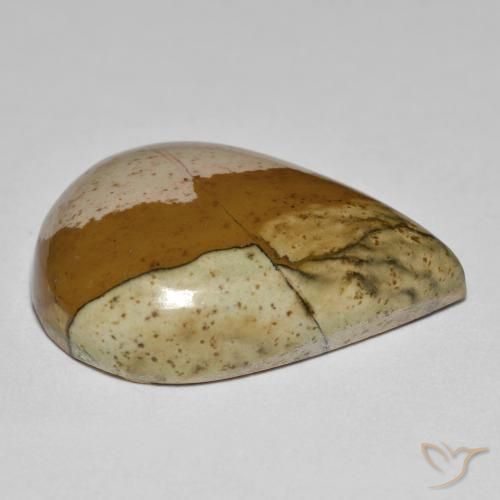 Diaspro Multicolore naturale da 25.66 ct, Forma a pera, Opaco