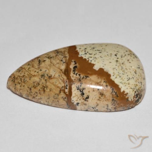 Diaspro Multicolore naturale da 24.18 ct, Forma a pera, Opaco