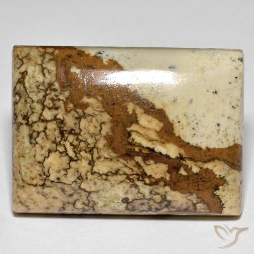 Diaspro Multicolore naturale da 38.31 ct, Taglio a baguette, Opaco