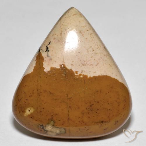 28.97ct Naturale Multicolore Diaspro, Forma a pera, Opaco