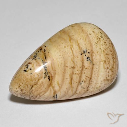 Diaspro Multicolore naturale da 32.33 ct, Forma a pera, Opaco