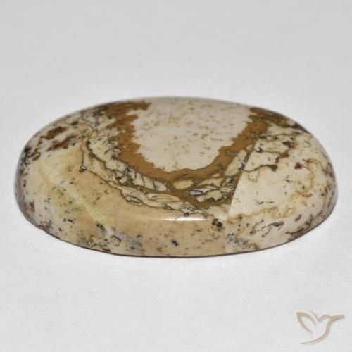 Diaspro Multicolore naturale da 42.85 ct, Ovale, Opaco