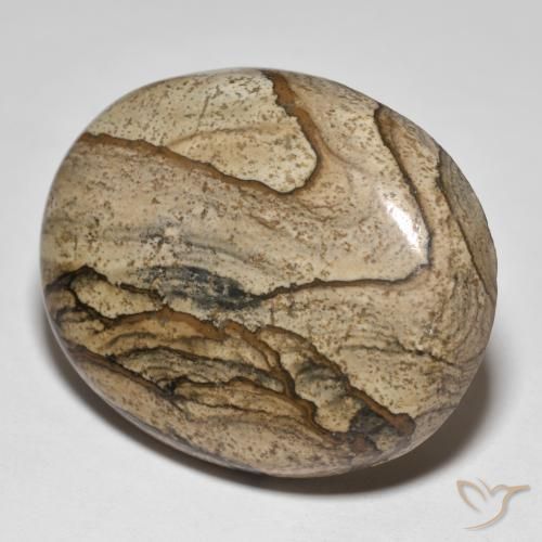 50.05ct Naturale Multicolore Diaspro, Ovale, Opaco
