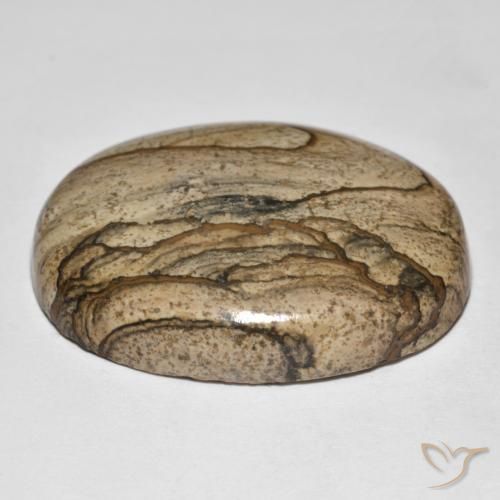 Diaspro Multicolore naturale da 50.05 ct, Ovale, Opaco