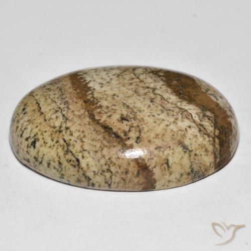Diaspro Multicolore naturale da 39.03 ct, Ovale, Opaco