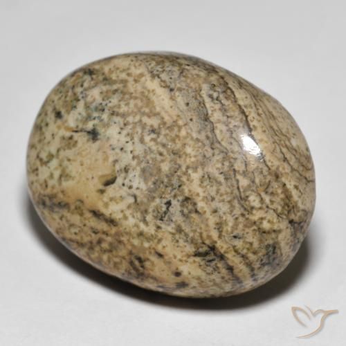 Diaspro Multicolore naturale da 42.34 ct, Ovale, Opaco