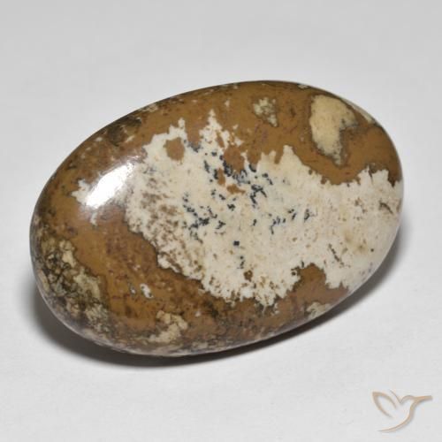 34.78ct Naturale Multicolore Diaspro, Ovale, Opaco