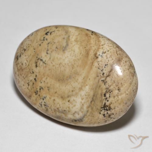 Diaspro Multicolore naturale da 31.50 ct, Ovale, Opaco