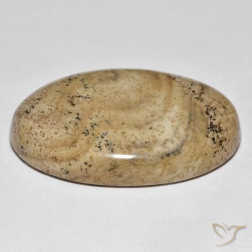 Diaspro Multicolore naturale da 31.50 ct, Ovale, Opaco