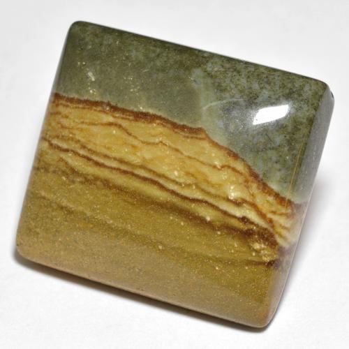 Diaspro Multicolore naturale da 24.80 ct, Quadrato, Opaco