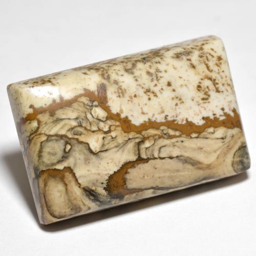 Diaspro Multicolore naturale da 29.08 ct, Taglio a baguette, Opaco