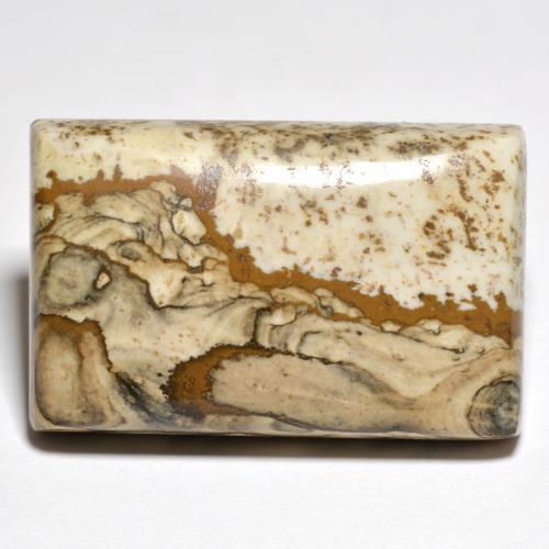 Diaspro Multicolore naturale da 29.08 ct, Taglio a baguette, Opaco