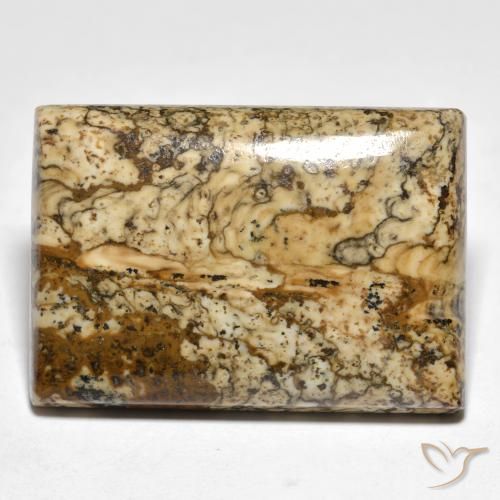 Diaspro Multicolore naturale da 18.59 ct, Taglio a baguette, Opaco