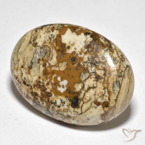 19.98ct Naturale Multicolore Diaspro, Ovale, Opaco
