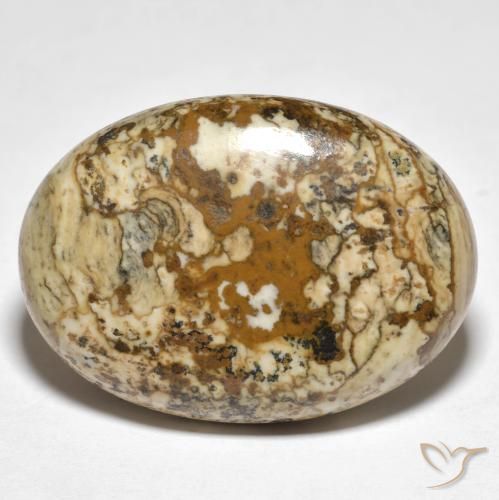 Diaspro Multicolore naturale da 19.98 ct, Ovale, Opaco