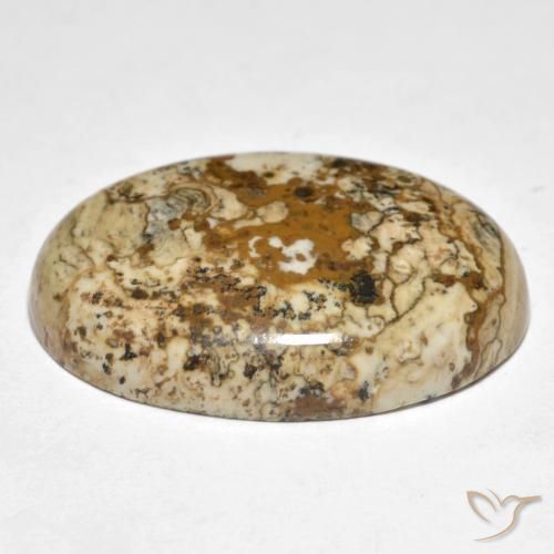 Diaspro Multicolore naturale da 19.98 ct, Ovale, Opaco