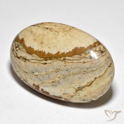 Diaspro Multicolore naturale da 49.20 ct, Ovale, Opaco