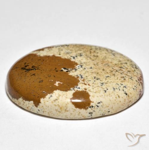Diaspro Multicolore naturale da 35.50 ct, Ovale, Opaco
