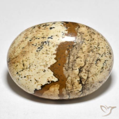 24.19ct Naturale Multicolore Diaspro, Ovale, Opaco, Photo A