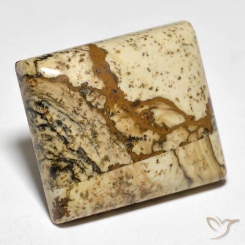 Diaspro Multicolore naturale da 18.09 ct, Quadrato, Opaco