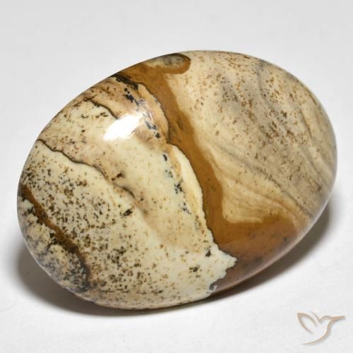 Diaspro Multicolore naturale da 22.37 ct, Ovale, Opaco