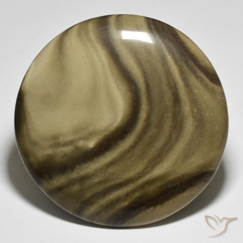 109.25ct Naturale Multicolore Diaspro, Rotondo, Opaco