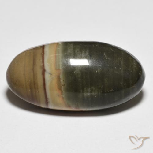 13.77ct Naturale Multicolore Diaspro, Ovale, Opaco