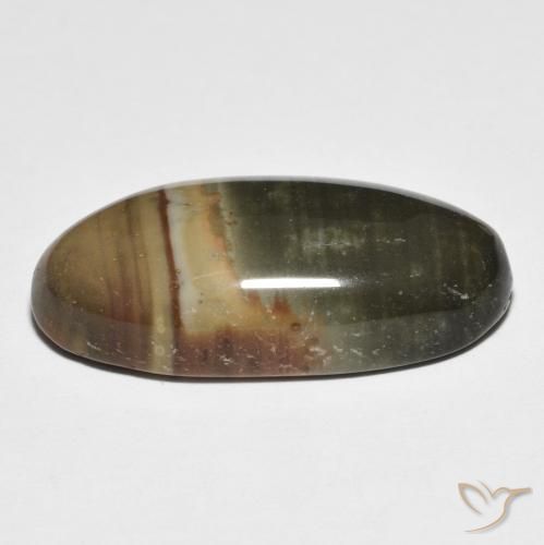 Diaspro Multicolore naturale da 13.77 ct, Ovale, Opaco