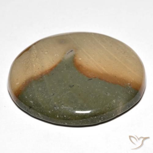 Diaspro Multicolore naturale da 47.22 ct, Rotondo, Opaco