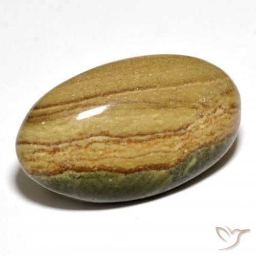 Diaspro Multicolore naturale da 23.80 ct, Ovale, Opaco