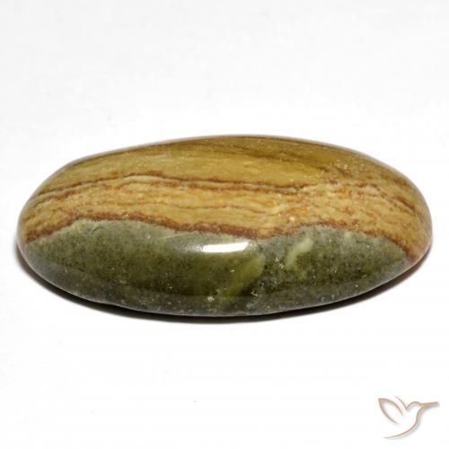 Diaspro Multicolore naturale da 23.80 ct, Ovale, Opaco