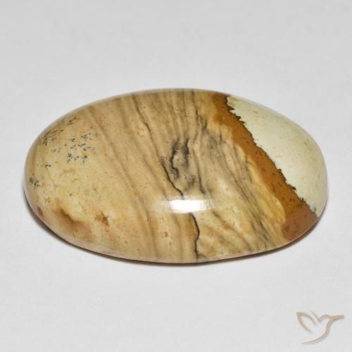 Diaspro Multicolore naturale da 41.24 ct, Ovale, Opaco