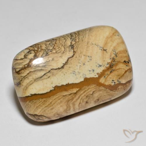 Diaspro Multicolore naturale da 62.57 ct, Cuscino, Opaco