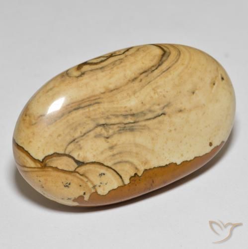 55.34ct Naturale Multicolore Diaspro, Ovale, Opaco