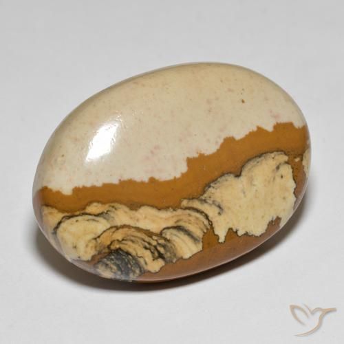 Diaspro Multicolore naturale da 53.62 ct, Ovale, Opaco