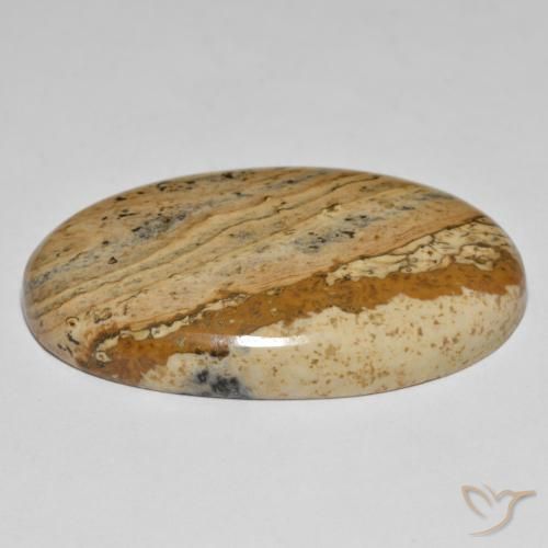 Diaspro Multicolore naturale da 50.96 ct, Ovale, Opaco