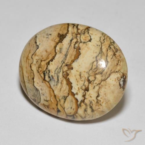 Diaspro Multicolore naturale da 25.04 ct, Ovale, Opaco
