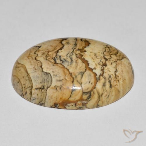 Diaspro Multicolore naturale da 25.04 ct, Ovale, Opaco