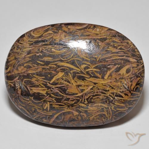 92.62ct Naturale Multicolore Diaspro, Ovale, Opaco