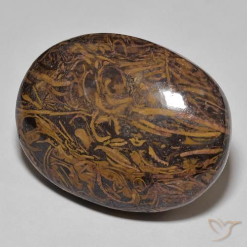 56.86ct Naturale Multicolore Diaspro, Ovale, Opaco